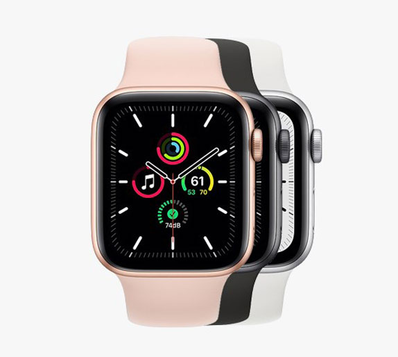 Apple Watch SE (GPS) - Dây Cao Su - Viền Nhôm